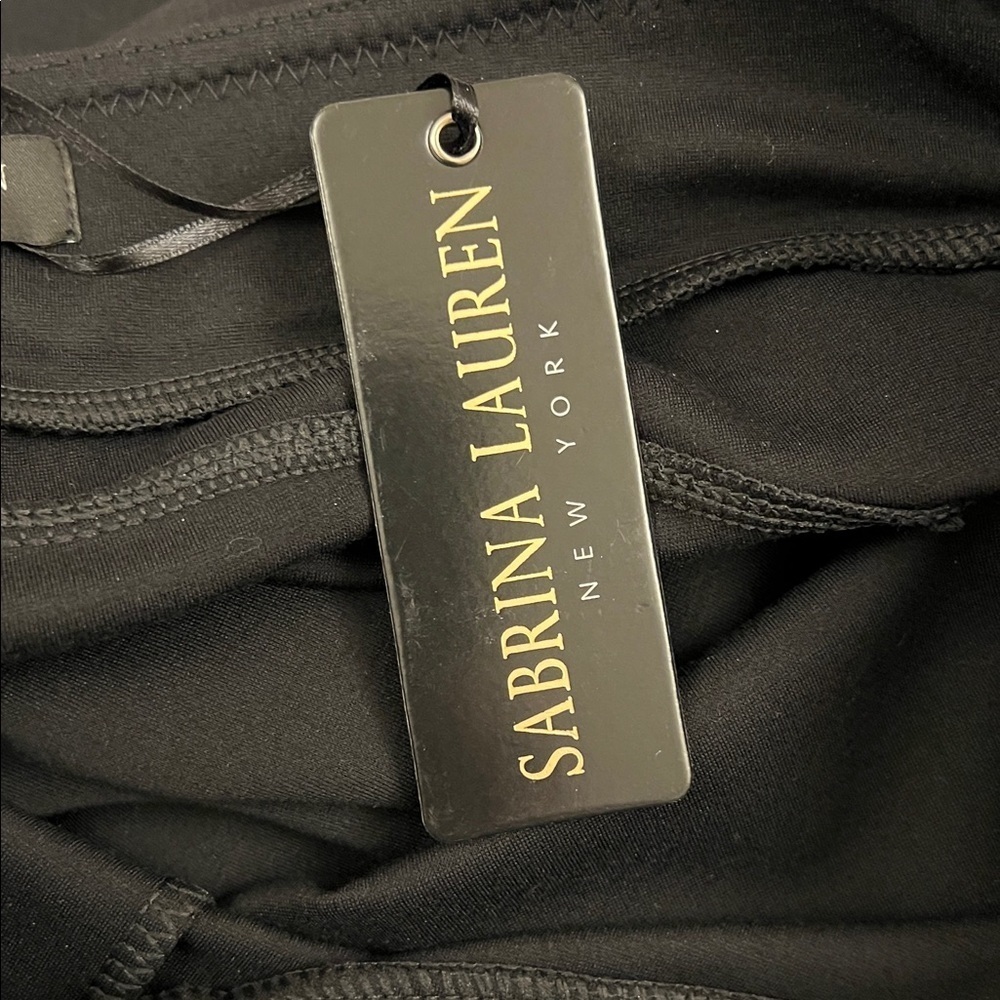 Sabrina Lauren Classic Black Leggings pants - Picture 5 of 6